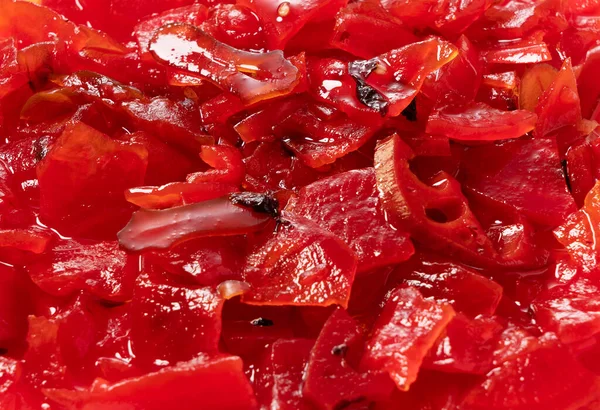 Japanese Pickles Red Fukujinzuke Sliced Vegetables Pickled Soy Sauce — Stock Photo, Image