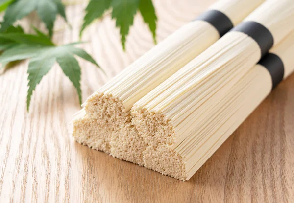 小麦粉做的日本面 — 图库照片