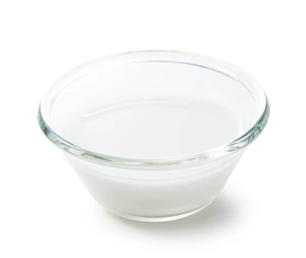 白色背景上的水溶性淀粉 — 图库照片