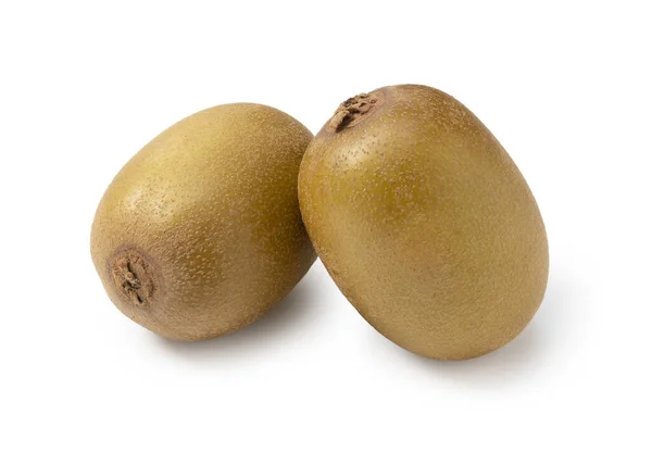 Two Golden Kiwis White Background — Stock Photo, Image