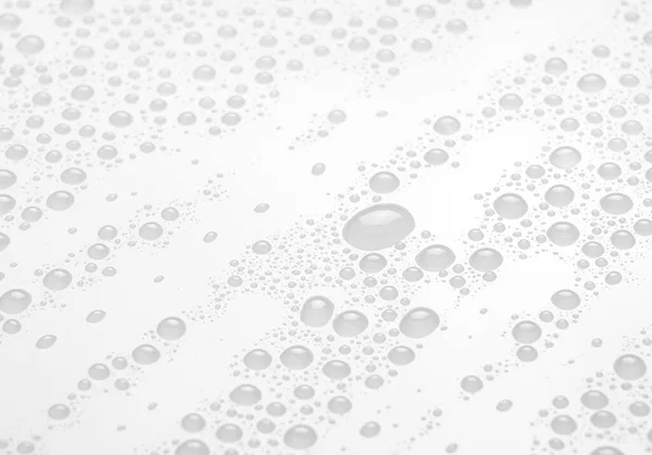 灰色の背景に水滴 水滴の背景に水滴が落ちる — ストック写真