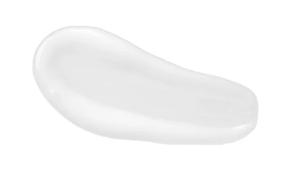 Texture White Cosmetic Cream Cream Sample — Stock Photo, Image