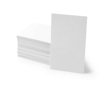 Beyaz arka planda düz bir kartvizit.