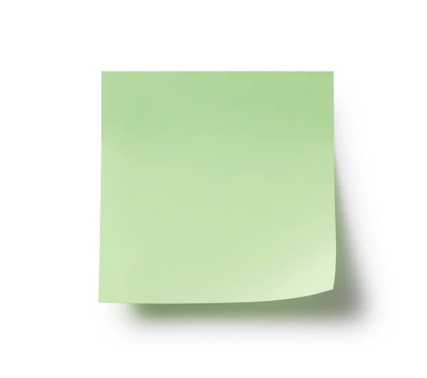 白色背景上的绿色粘贴条 — 图库照片