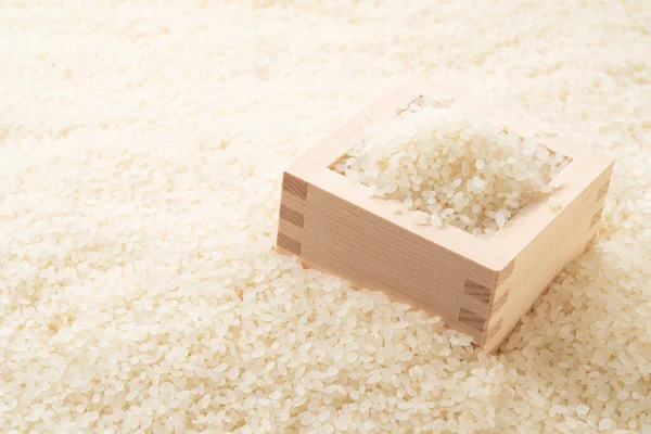 Weißer Reis Und Japanische Masu — Stockfoto