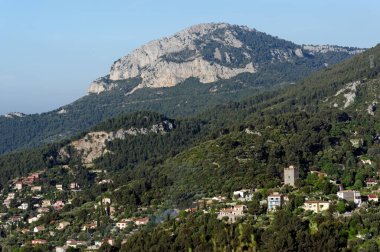 Fransa 'nın güneyindeki Le Revest les Eaux Köyü 