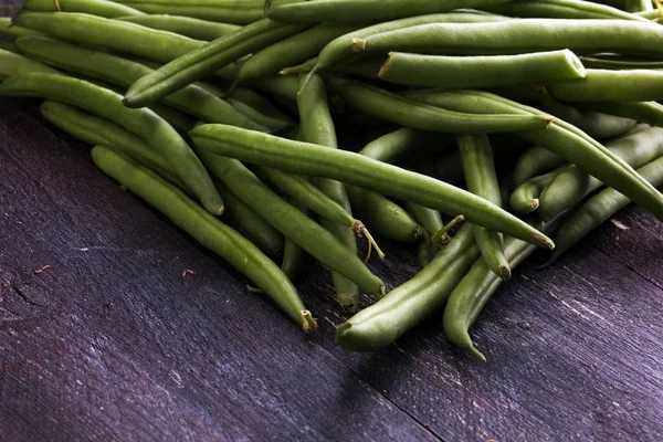 农夫市场或灌木豆的健康青豆 — 图库照片