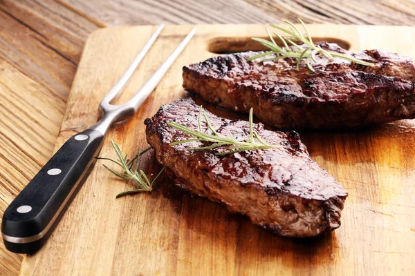 Barbecue Rib Eye Steak Rump Steak Dry Aged Wagyu Entrecote — Stock Photo, Image