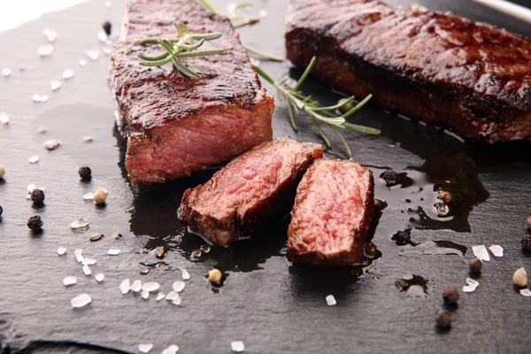 Barbecue Rib Eye Steak Eller Gump Biff Hängmörad Wagyu Entrecôte — Stockfoto