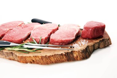 Biftek ham. Barbekü kaburga eti, yaşlı Wagyu ekşili kuru. Çeşitli ham Kara Angus Başbakan eti biftek pala, Striploin, kaburga, bonfile fileto mignon
