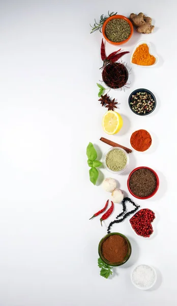 Spezie Erbe Tavola Cibo Cucina Ingredienti Cucinare — Foto Stock