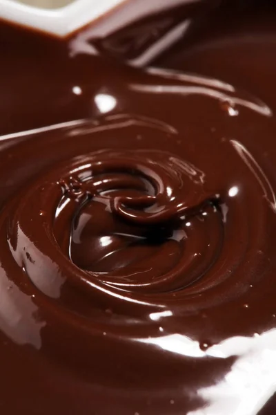 초콜릿 초콜릿 초콜릿 소용돌이 Andmade — 스톡 사진