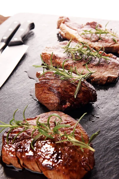 Barbacoa Rib Eye Steak - Sequedad Wagyu Entrecote Steak — Foto de Stock