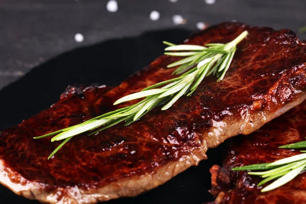 Barbecue rib eye steak of romp steak-droge leeftijd Wagyu entrecote — Stockfoto