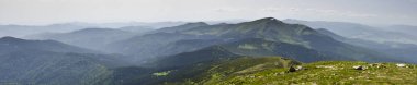 Petras dağların panoramik görünüm.