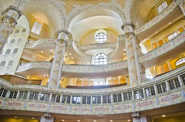 Dresden Alemanha Junho Interior Catedral Frauenkirche Junho 2013 — Fotografia de Stock