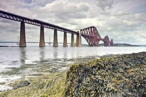 Scenic View Beautiful Forth Bridge Scotland — Stock Photo, Image