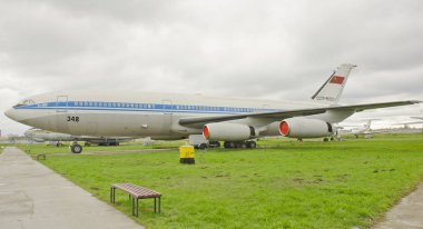 Kiev, Ukrayna - 22 Ekim: uçak 22 Ekim 2013 tarihinde Zhuliany devlet Havacılık Müzesi 