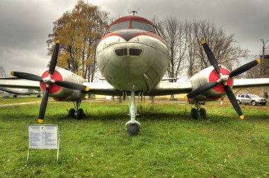 Kiev, Ukrayna - 22 Ekim: uçak 22 Ekim 2013 tarihinde Zhuliany devlet Havacılık Müzesi 