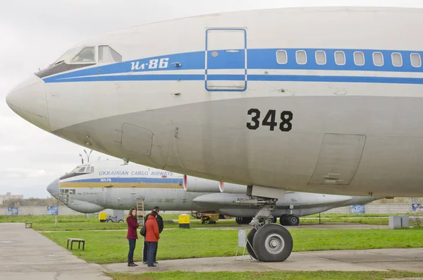 Kyiv Ukraine Outubro Aeronaves Museu Aviação Estado Zhuliany Outubro 2013 — Fotografia de Stock