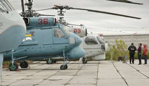 Kyiv Ukraine October Helicopter Zhuliany State Aviation Museum October 2013 — Stock Photo, Image