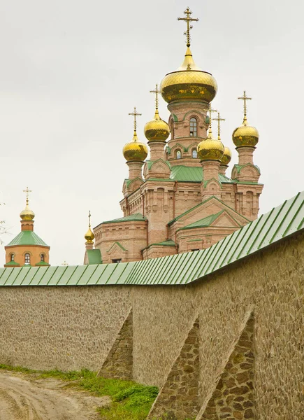 Quiiv Ucrânia Outubro Mosteiro Santa Proteção Parque Holosiivsky Outubro 2013 — Fotografia de Stock