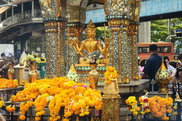 Bangkok Tailândia Abril Santuário Erawan Abril 2016 — Fotografia de Stock