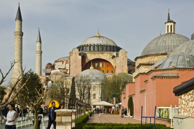 Istanbul - 23 Mart: Ayasofya üzerinde 23 Mart 2014 