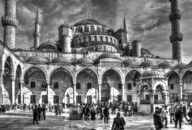 Istanbul, 25 Mart: Ayasofya Sultanahmet Camii görünümünü üzerinde 25 Mart 2014 
