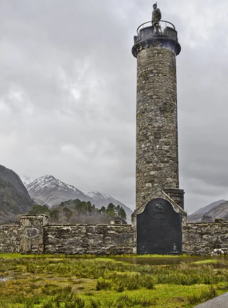 Schilderachtige Schot Van Glenfinnan Monument Schotland — Stockfoto