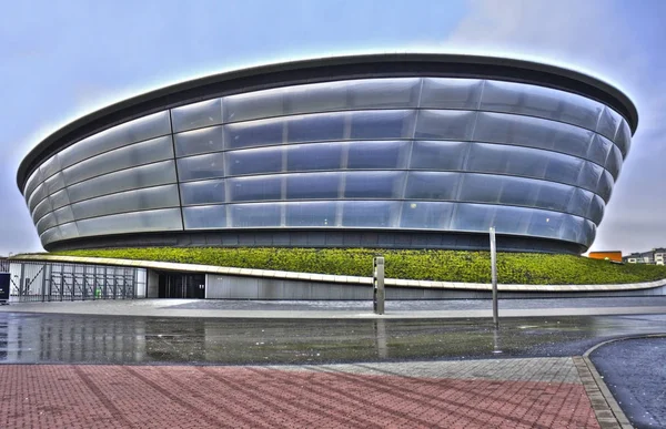 Glasgow Scotland Enero Exterior Del Sse Hydro Del Armadillo Del —  Fotos de Stock