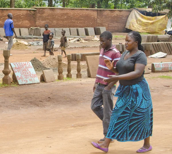 Balaka Malawi Gennaio Scena Strada Gennaio 2014 — Foto Stock