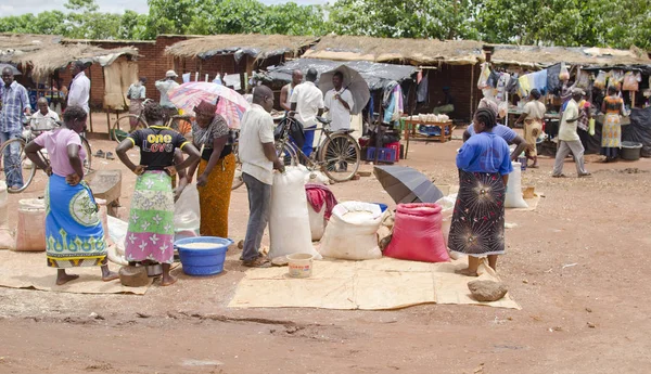 Balaka Malavi Ocak Ocak 2014 Yol Kenarı Sahnesinde — Stok fotoğraf