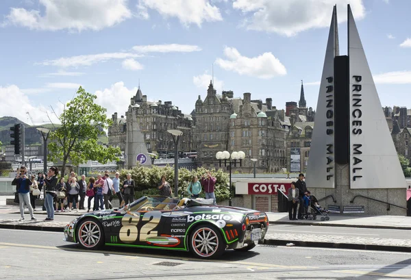 Edinburgh Reino Unido Junho Carro Participando Evento Gumball 3000 Junho — Fotografia de Stock