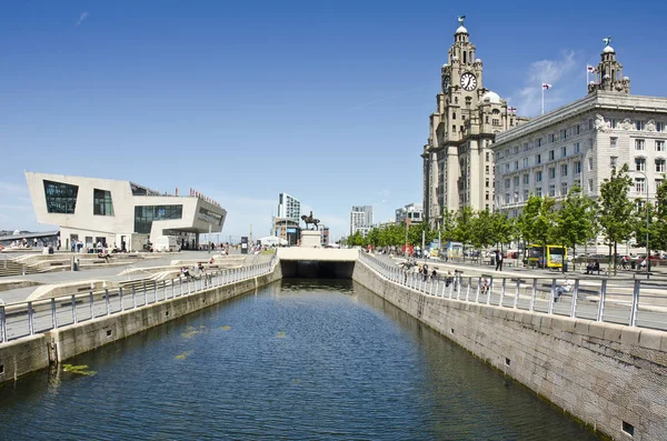 Liverpool England June 2014 Beautiful Canal Liverpool City — Stock Photo, Image