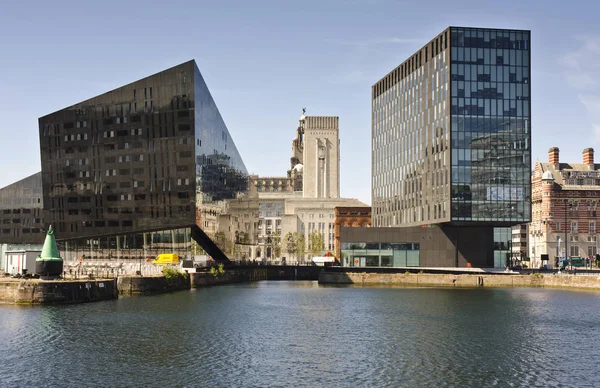 Liverpool Reino Unido Junio Arquitectura Liverpool Waterfront Junio 2014 — Foto de Stock