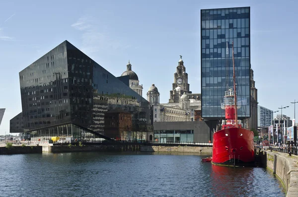 Liverpool United Kingdom June Architecture Liverpool Waterfront June 2014 — Stock Photo, Image