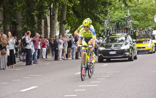 London Verenigd Koninkrijk Juli Fietsers Tijdens Fase Van Tour France — Stockfoto