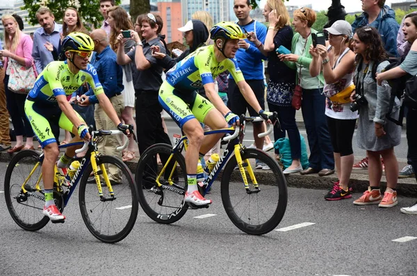 London Verenigd Koninkrijk Juli Fietsers Tijdens Fase Van Tour France — Stockfoto