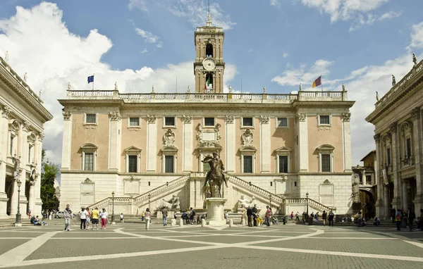 Rome Italy June 2013 Facade Beautiful Building Santa Maria Ara — Stock Photo, Image