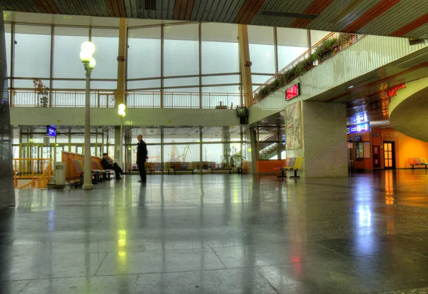 Odessa Ucrania Octubre Interior Estación Morsky Octubre 2013 — Foto de Stock