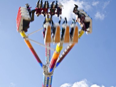 Kirkcaldy, İskoçya - 21 Nisan: bağlantılar Market Fuar binmek 21 Nisan 2013