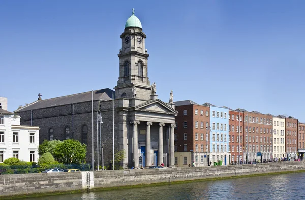 Dublin Ireland May 2013 Ancient Saint Paul Church River Liffey — Stock Photo, Image