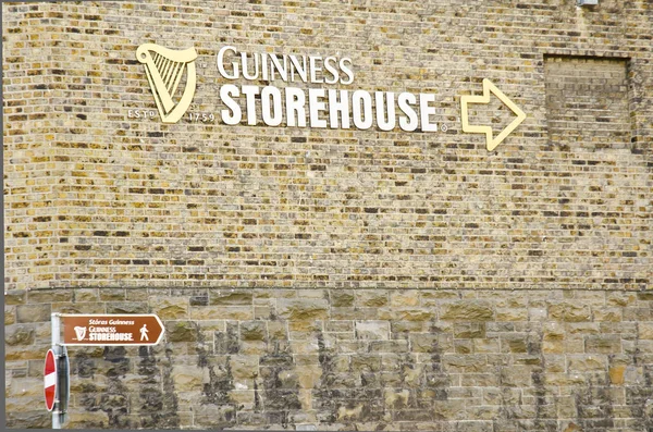 Dublino Irlanda Maggio Muro Guinness Storehouse Maggio 2013 — Foto Stock