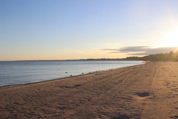 Prachtig uitzicht op Lake Erie: Port Stanley Ontario Canada: — Stockfoto