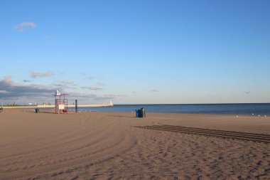 Erie Gölü'nün çarpıcı manzaralarına: Port Stanley Ontario Kanada: