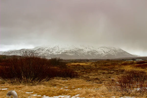 Thingvellir Національний парк Ісландська - Північноамериканська - Європа Рифт. — стокове фото