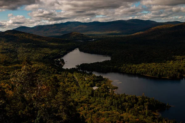 Valle Pimbina Nel Parco Nazionale Del Mont Tremblant Foto Alta — Foto Stock