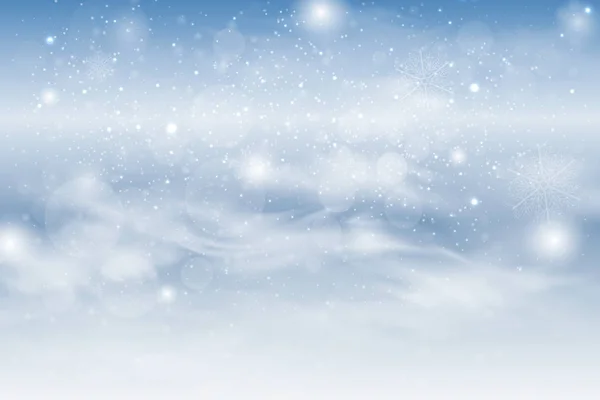 节日冬天的背景下 圣诞快乐 新年快乐 矢量插图 — 图库矢量图片