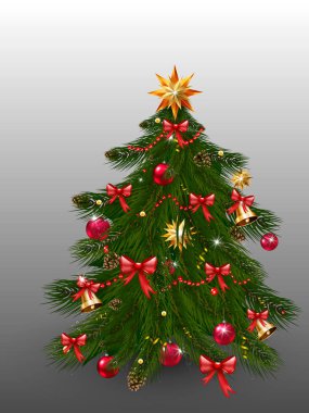 Xmas süslemeleri ile-Noel ağacı süsler, yıldız, çelenk, kar taneleri, lambalar